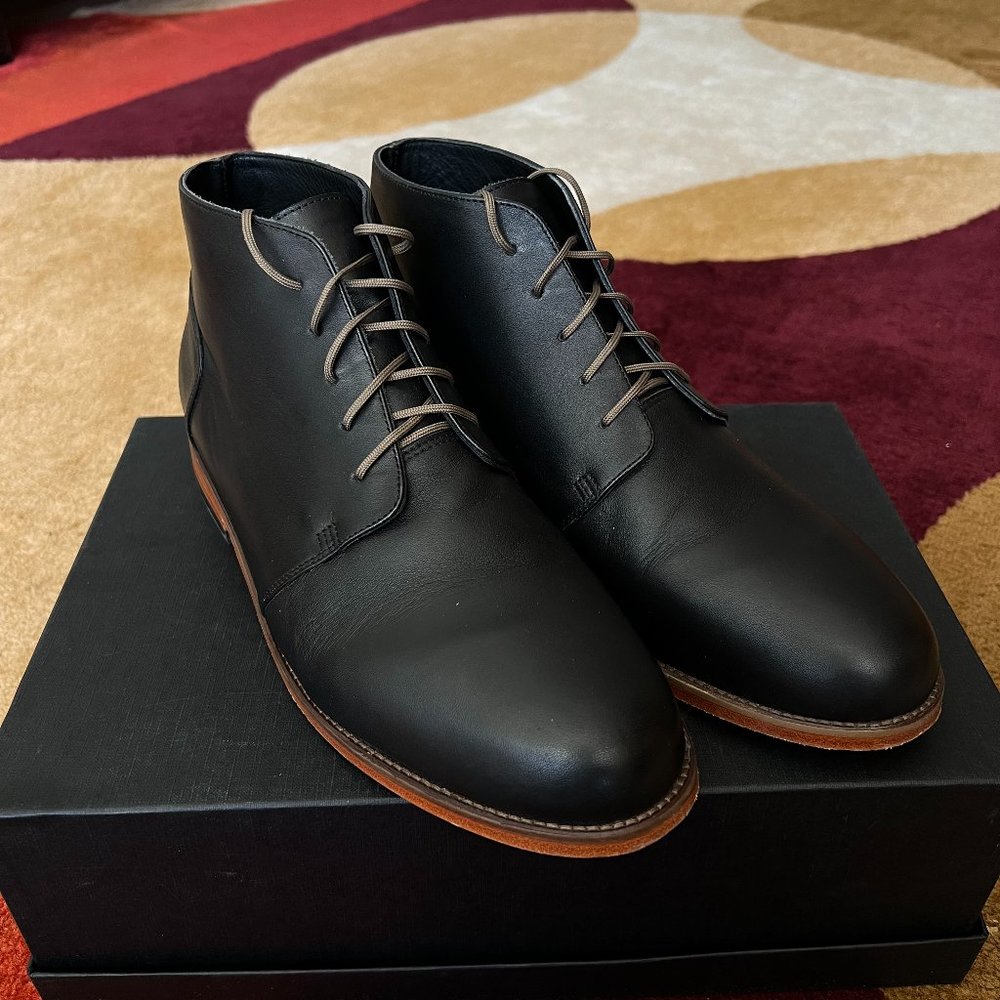 Nisolo Black Chukka Boots Mens Size 10